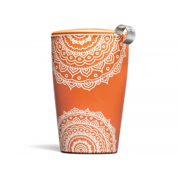 Cana ceai din ceramica cu pereti dubli si infuzopr din inox Kati Chakra - Tea Forte Produse 112,00 lei