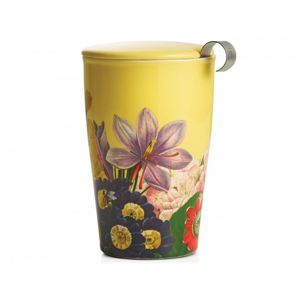 Cana pentru ceai din ceramica cu pereti dubli si infuzor din inox Kati Soleil - Tea Forte Produse 112,00 lei