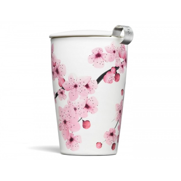 Cana pentru ceai din ceramica cu pereti dubli si infuzor din inox Kati Hanami - Tea Forte Produse 112,00 lei
