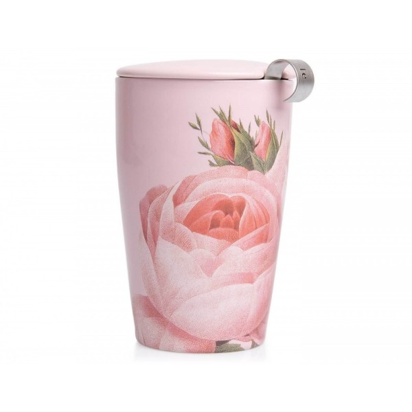 Cana pentru ceai din ceramica cu pereti dubli si infuzor din inox Kati Jardin - Tea Forte Produse 112,00 lei