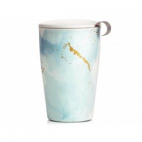 Cana pentru ceai din ceramica cu pereti dubli si infuzor din inox Kati Wellbeing - Tea Forte Produse 112,00 lei