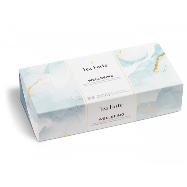 Ceai organic Petite Ribbon Box Wellbeing ECO - Tea Forte - Cutie cu 10 piramide de ceai oranic Produse 115,00 lei