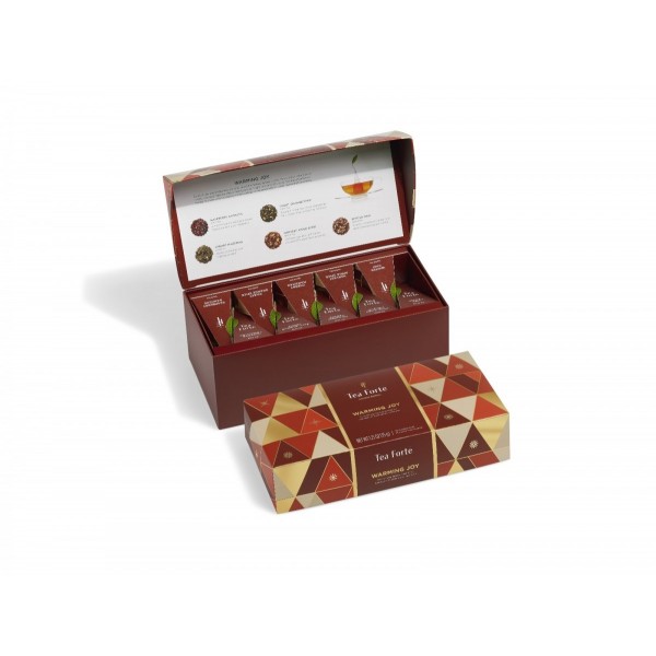 Ceai Petite Ribbon Box Warming Joy - Tea Forte - Cutie cu 10 piramide de ceai Produse 115,00 lei