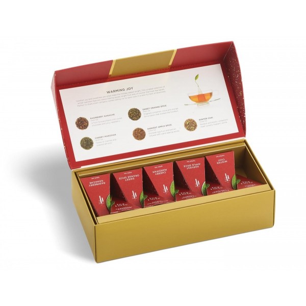 Ceai Petite Ribbon Warming Joy - Tea Forte - Cutie cu 10 piramide de ceai Produse 115,00 lei