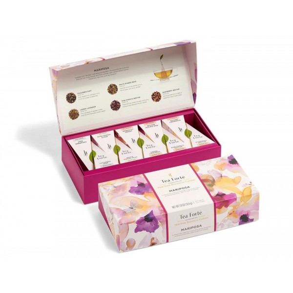 Cutie cu 10 piramide de ceai organic Petite Ribbon Mariposa Produse 115,00 lei