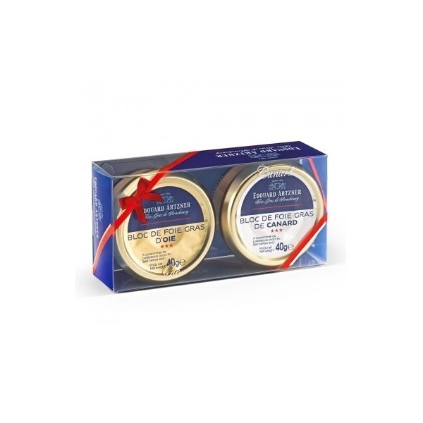 Edouard Artzner bloc de foie gras duo pack 2x45 g Gourmet 123,00 lei