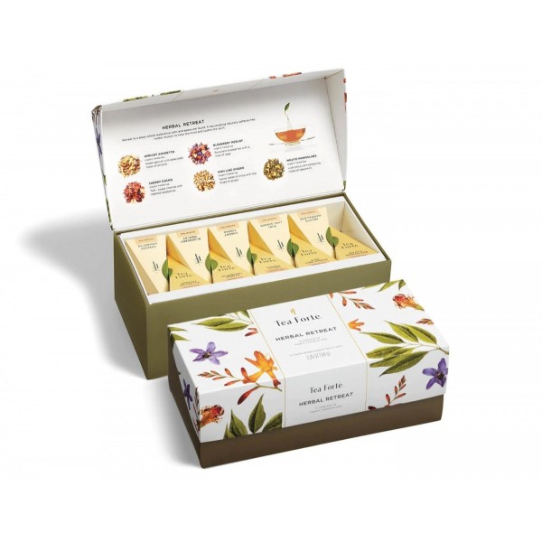 Cutie cu 20 de piramide de ceai Herbal Retreat ECO - Tea Forte Produse 140,00 lei