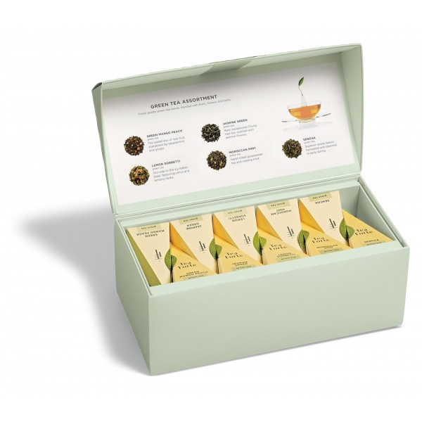Cutie cu 20 piramide de ceai Green Assortment Produse 140,00 lei