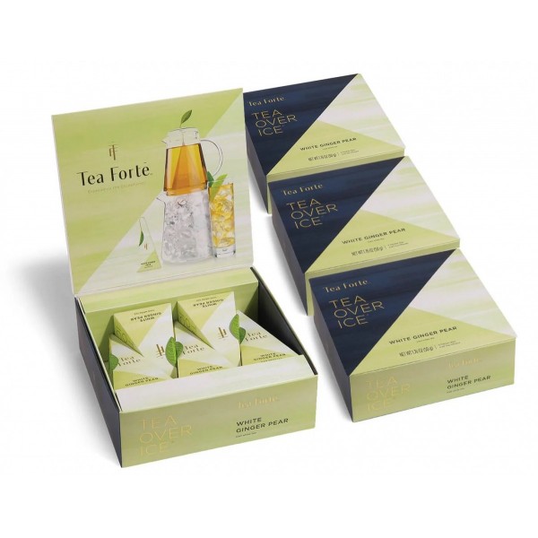 Set 4 cutii ceai rece White Ginger Pear - Tea Forte Produse 140,00 lei
