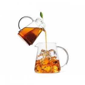Set cadou cu ceainic pentru ceai rece si 5 piramide ceai rece Iced Tea Raspberry Nectar Gift - Tea Forte Produse 188,00 lei