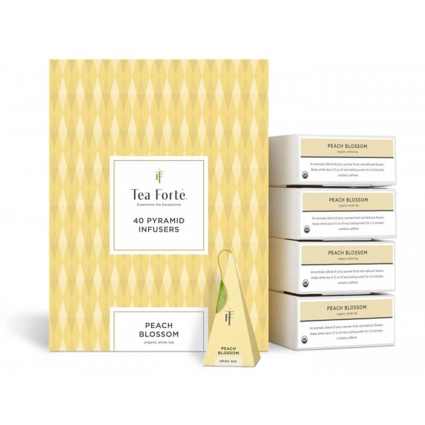 Ceai Peach Blossom ECO - Tea Forte -cutie cu 40 de piramide de ceai Produse 220,00 lei