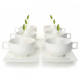 SET CU 6 CANI CU FARFURIE SOLSTICE TEACUPS Produse 279,00 lei