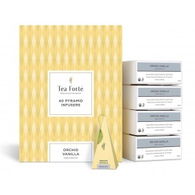 Ceai Orchid Vanilla - Cutie cu 40 de piramide de ceai Tea Forte Ceai plic 154,00 lei