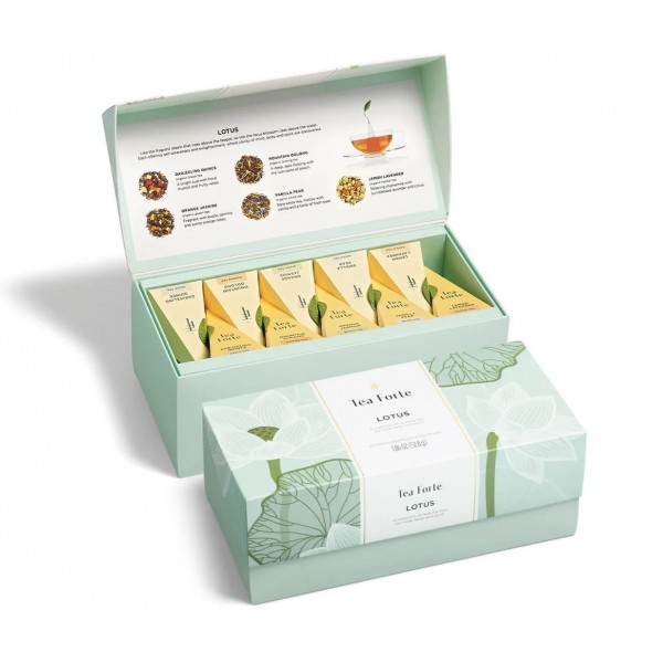 Cutie cu 20 de piramide de ceai Lotus ECO - Tea Forte Produse 155,00 lei