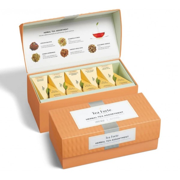 Cutie cu 20 de piramide de ceai Herbal Assortment, Tea Forte Produse 155,00 lei