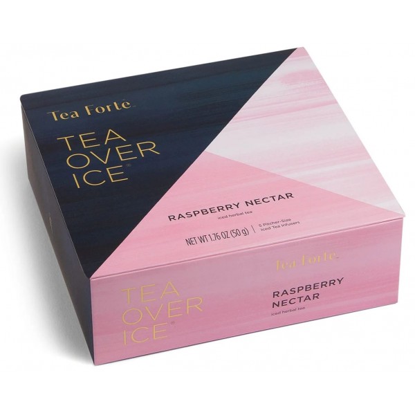 Ceai rece-Tea Over Ice Raspberry Nectar, Tea Forte- cutie cu 5 piramide Produse 48,75 lei