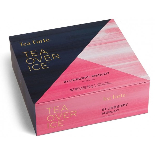 Ceai rece Tea Over Ice Blueberry Merlot, Tea Forte - Cutie cu 5 piramide de ceai rece Produse 48,75 lei