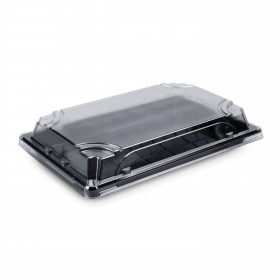 Caserola sushi, baza neagra + capac transparent, 216*136*h20 mm, 100buc Polipropilena 80,30 lei