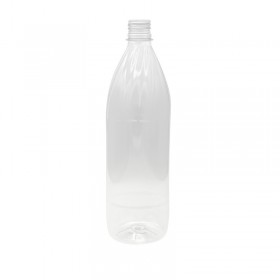 Flacoane 1L, pet transparent, rotunde|drepte, F28mm Flacoane PET 1000 ml 1,17 lei