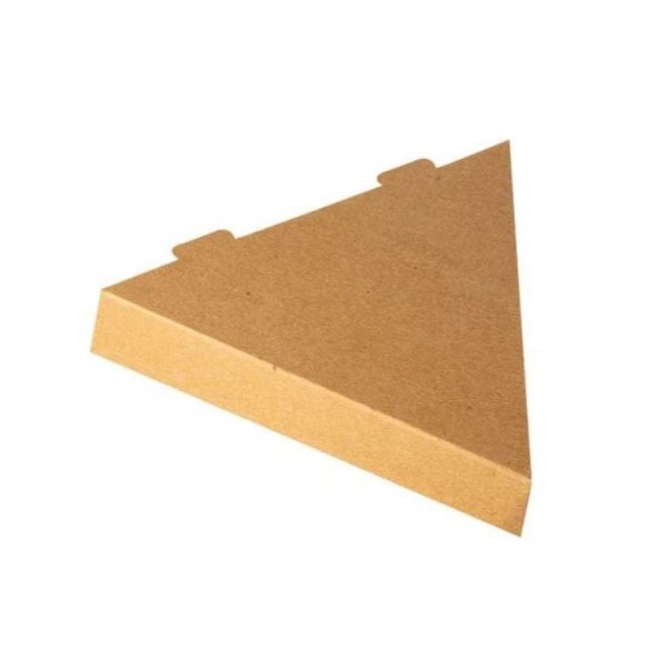 Cutii triunghiulare clătite, design Street-Food, metalizate, 25x25x4cm, 190buc Produse 225,14 lei
