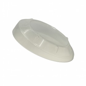 Capac transparent pentru boluri trestie inclinate de 850ml, 50buc