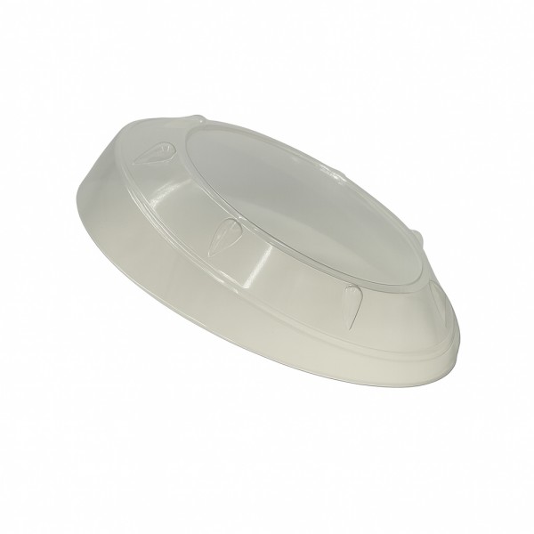Capac transparent pentru boluri trestie inclinate de 850ml, 50buc