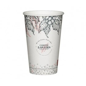 Pahare carton 470ml - 16oz coffee lovers D90 (50buc) Produse 12,19 lei