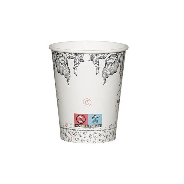 Pahare carton 350ml - 12oz coffee lovers D90 (50buc) Produse 9,90 lei
