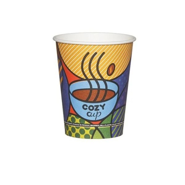 Pahare carton 235ml - 8oz cozy cup D80 (50buc) Produse 6,90 lei