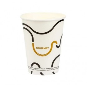Pahare carton 350ml - 12oz Gourmet white D90 (50buc) Produse 9,90 lei