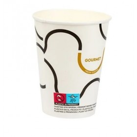 Pahare carton 350ml - 12oz Gourmet white D90 (50buc) Produse 9,90 lei