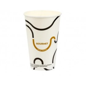 Pahare carton 350ml - 12oz Gourmet white D80 (50buc) Produse 9,90 lei