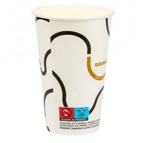 Pahare carton 350ml - 12oz Gourmet white D80 (50buc) Produse 9,90 lei