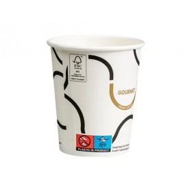 Pahare carton 235ml - 8oz Gourmet white D80 (50buc) Produse 6,90 lei