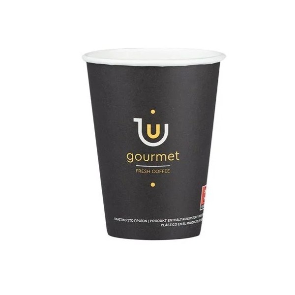 Pahare carton 350ml - 12oz Gourmet black D90 (50buc) Produse 9,90 lei