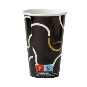 Pahare carton 350ml - 12oz Gourmet black D80 (50buc) Produse 9,90 lei