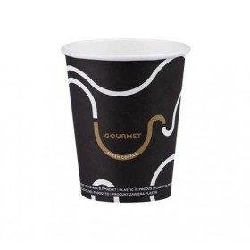 Pahare carton 235ml - 8oz Gourmet black D80 (50buc) Produse 6,90 lei