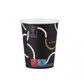 Pahare carton 235ml - 8oz Gourmet black D80 (50buc) Produse 6,90 lei