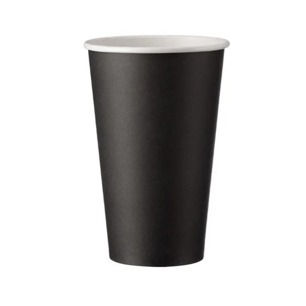 Pahare carton 470ml - 16oz negru D90 (50buc) Produse 20,89 lei