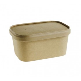 Cutie meniu 1000cc dreptunghiulara, carton kraft, 50buc Produse 32,17 lei