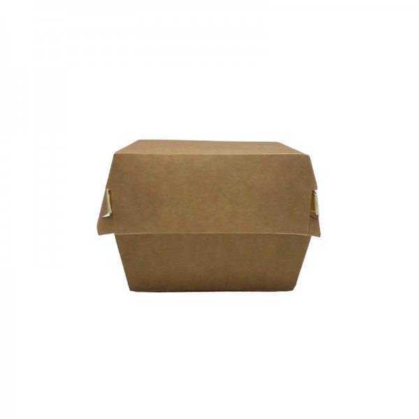 Cutie mica hamburger, carton natur, 12x12x8cm, 100buc, outlet Outlet 66,82 lei