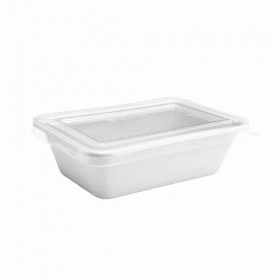 Caserola trestie, cu capac, 950ml|32oz, 100buc, outlet Outlet 100,79 lei