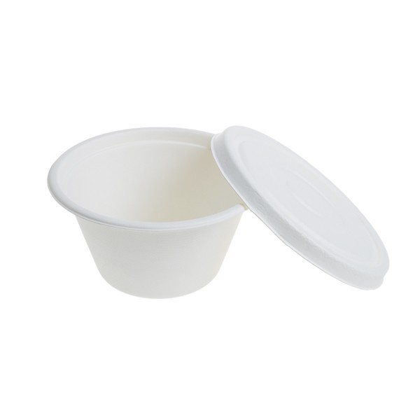 Boluri trestie, biodegradabile, cu capac, 750ml|25oz, 50buc, outlet Outlet 58,47 lei