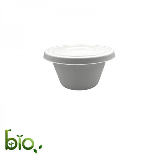 Boluri trestie, biodegradabile, cu capac, 750ml|25oz, 50buc, outlet Outlet 58,47 lei