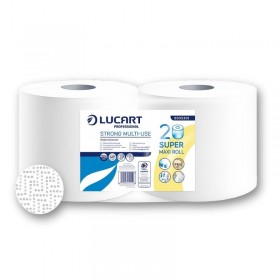 Set 2 role prosop hartie, Lucart Multi-Use, 2 straturi, 350m, 1520foi, derulare centrala Produse 121,30 lei