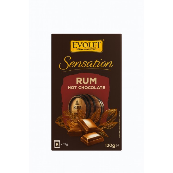 EVOLET Selection Ciocolata Calda cu Rom 8*15g Produse 15,90 lei
