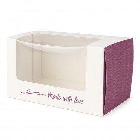 Cutii cozonac, Made with love, 320*150*150 mm, 20buc Produse 57,90 lei