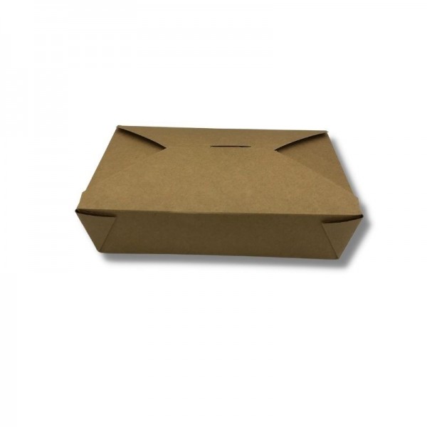 Cutie carton kraft, take- away, 4 clapete, 780cc, 50buc Produse 24,56 lei