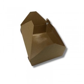 Cutie carton kraft, take- away, 4 clapete, 780cc, 50buc Produse 24,56 lei