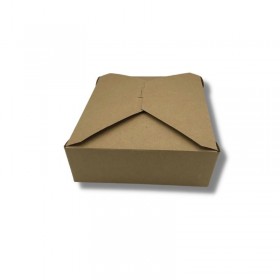 Cutie carton kraft, take- away, 4 clapete, 1400cc, 50buc Produse 33,84 lei